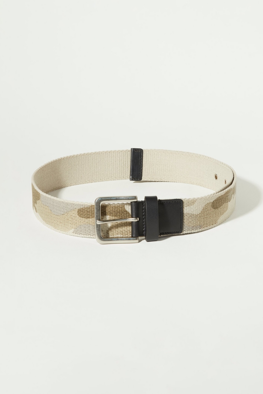 men's camo webbed belt